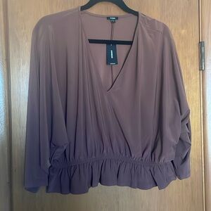 Express Wine Blouse